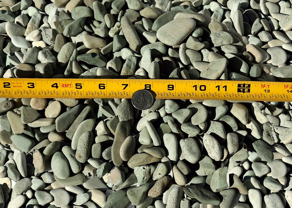 pebbles for succulent plants Jade Green Pebbles – 3/8”–3/4”